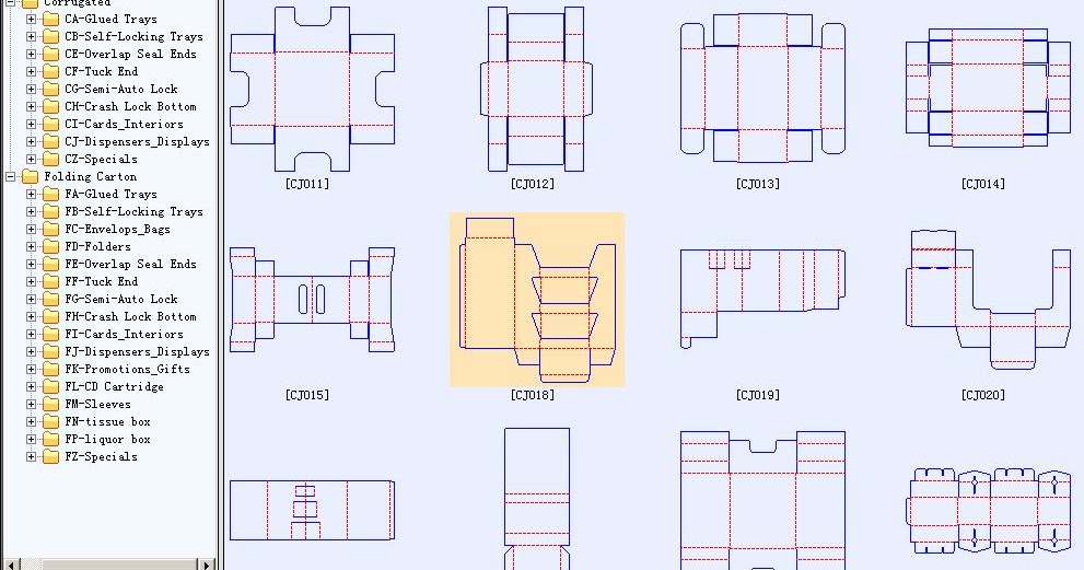 Packmage corrugated and folding carton box packaging design software 5