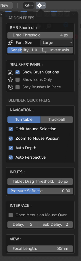 Preferences alt text