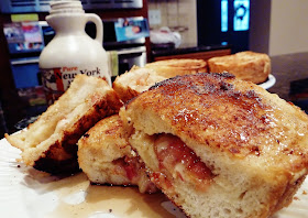 Gruyere and Bacon Stuffed French Toast