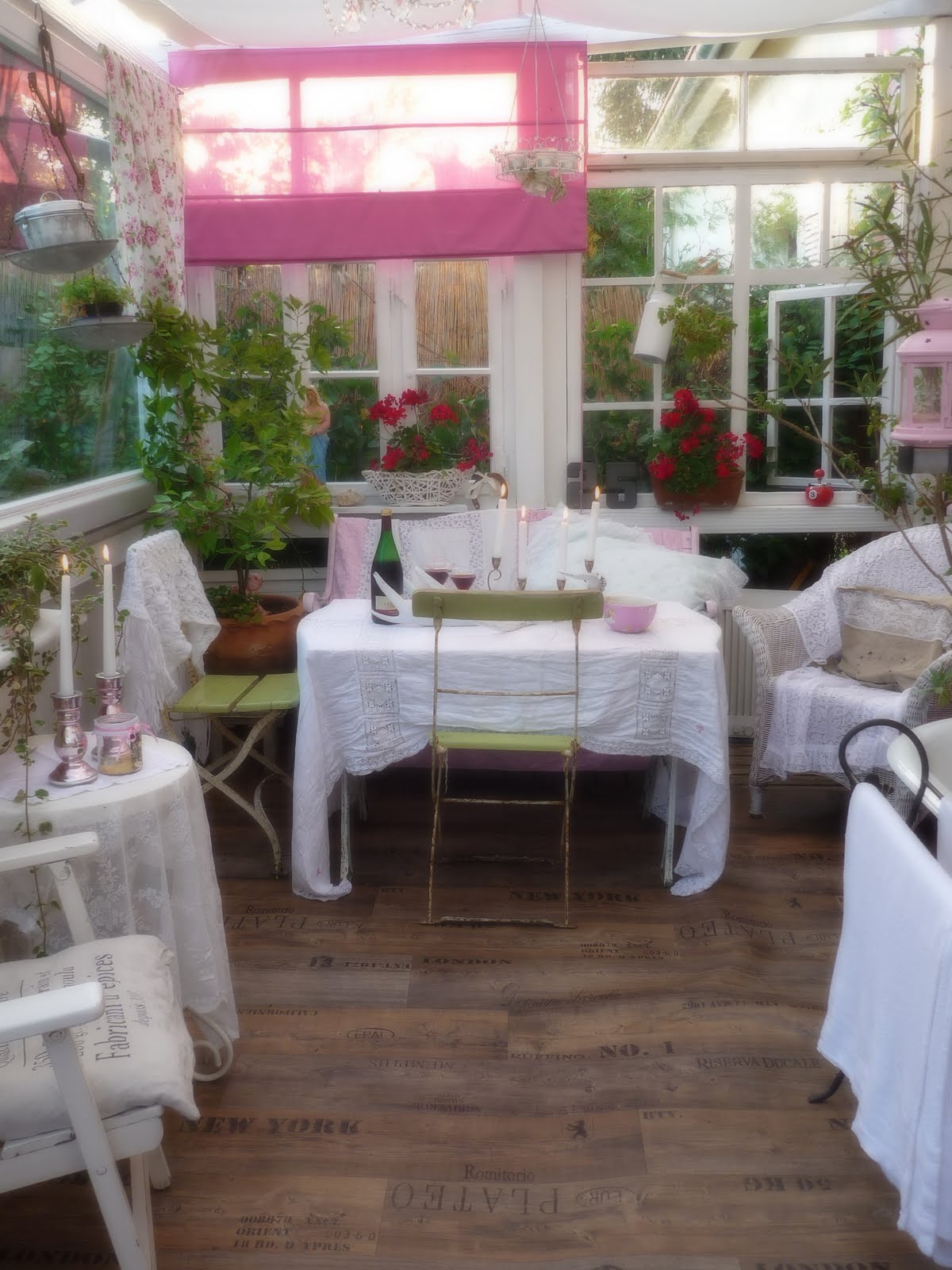 Heavens rosé cottage: wintergarten träume