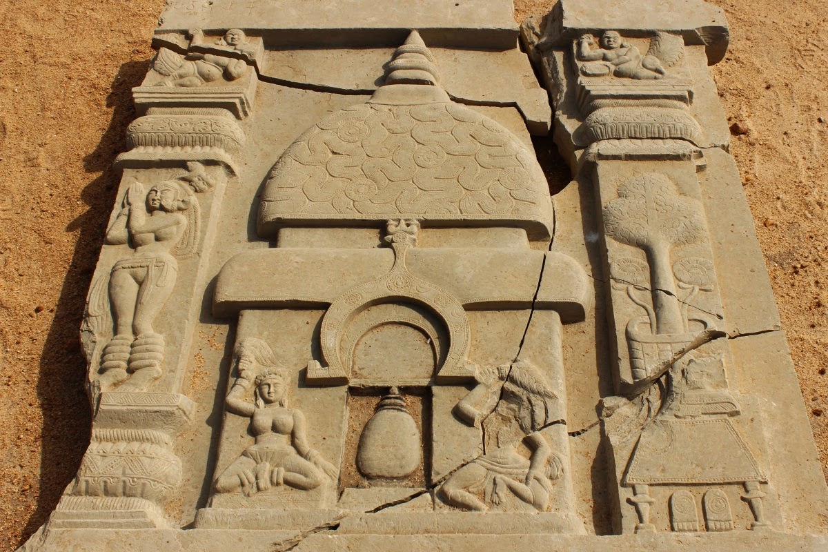 Journeys across Karnataka Buddhist sculptures at KanaganahalliSannati