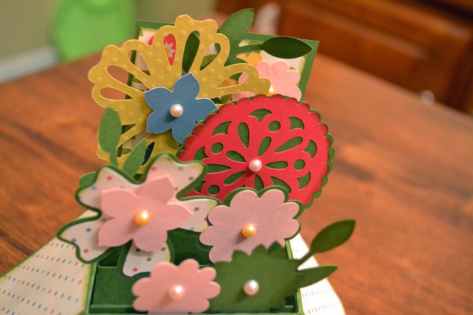 Scrapping Under the Influence Flower Box Card