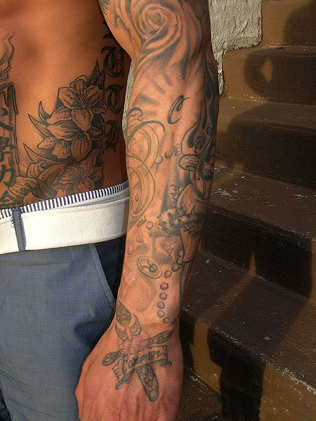 black and white tattoo sleeve designs Tattoos Fonts Ideas Designs Pictures Images: Black And Grey Tattoos 