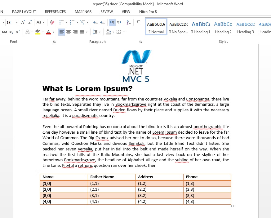 microsoft word vs word docx