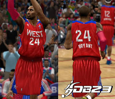 NBA 2K13 2013 East & West All-star Jerseys v1.5