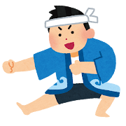 ソーラン節のイラスト