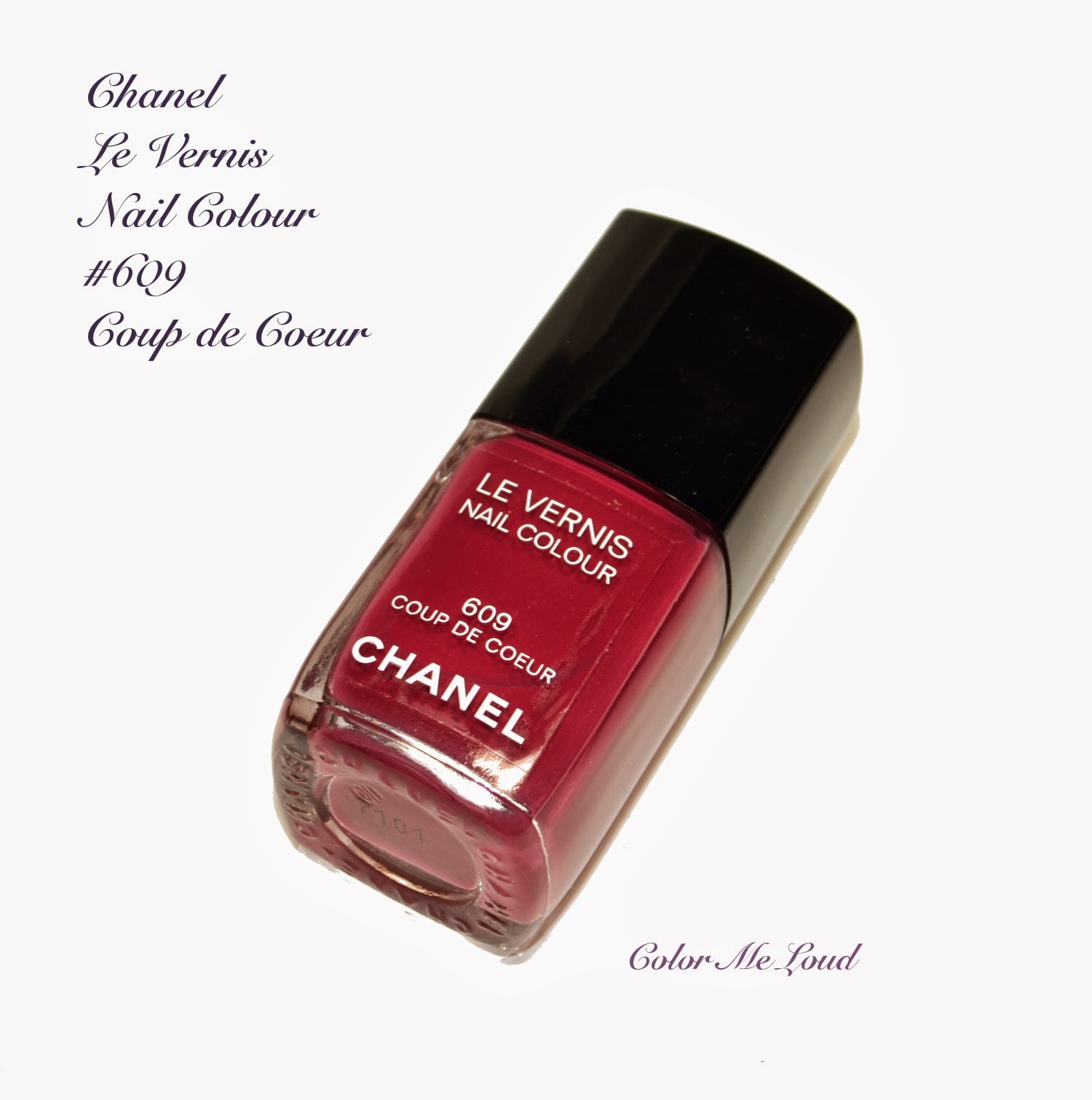 Chanel Le Vernis #609 Coup de Coeur Nail Polish from Variations Collection for Spring 2014, Swatch & Comparisons