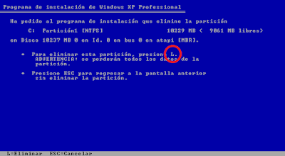 Instalar Windows Xp desde Cero