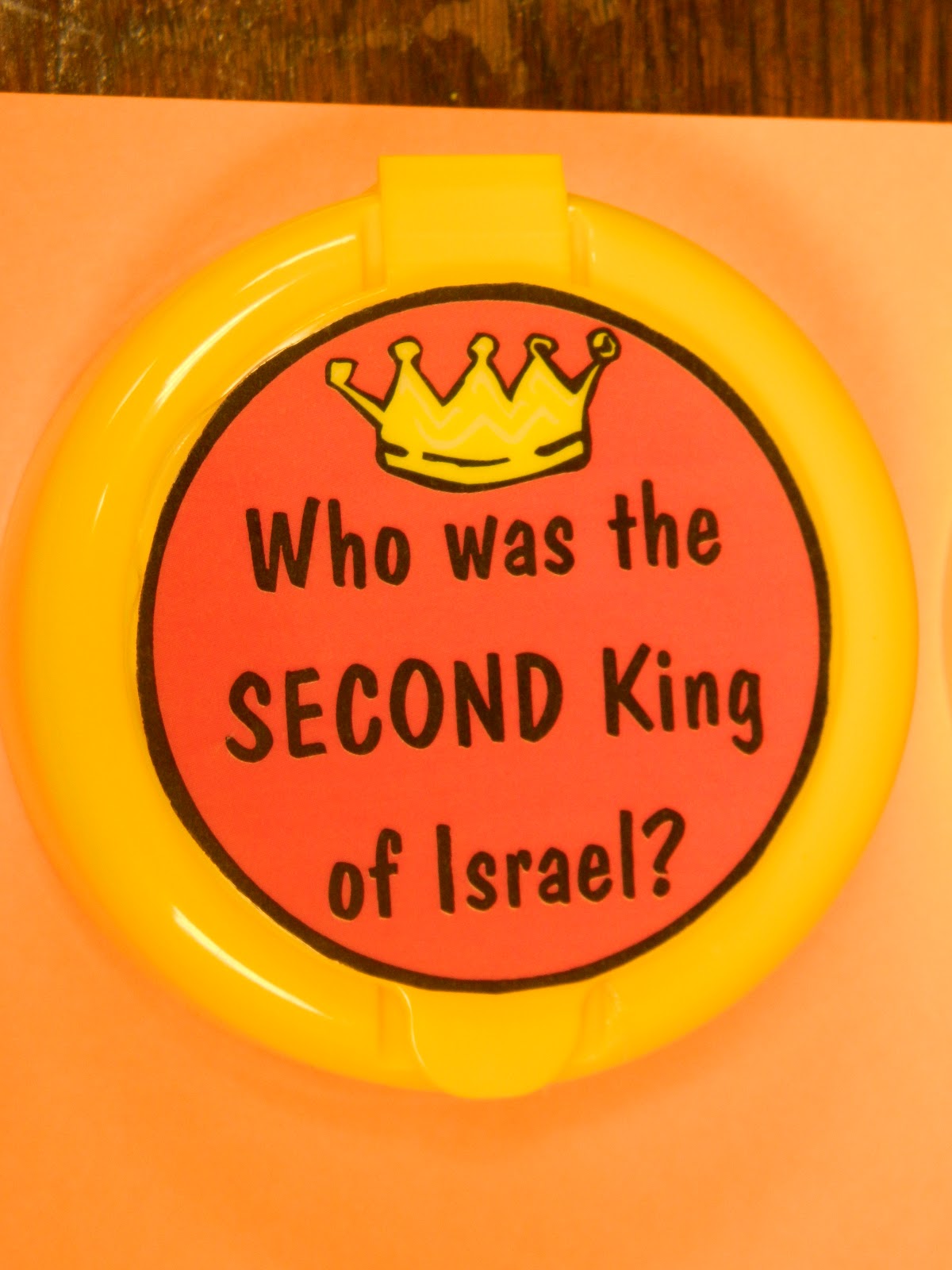 Hands On Bible Teacher FLIP YOUR LID!!!! Bible Facts Review Game