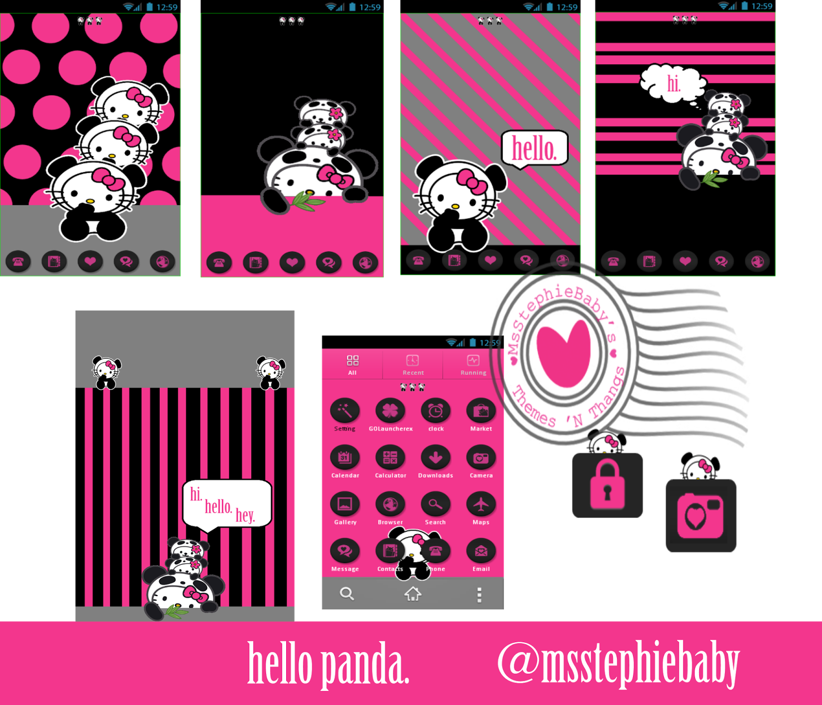 Top 90+ Wallpaper Hello Kitty Go Launcher Theme Sharp