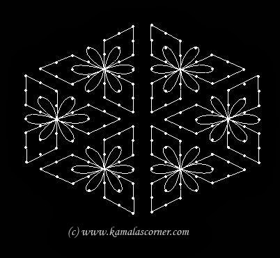 Pulli Kolam With Dots Pulli Kolam With Dots