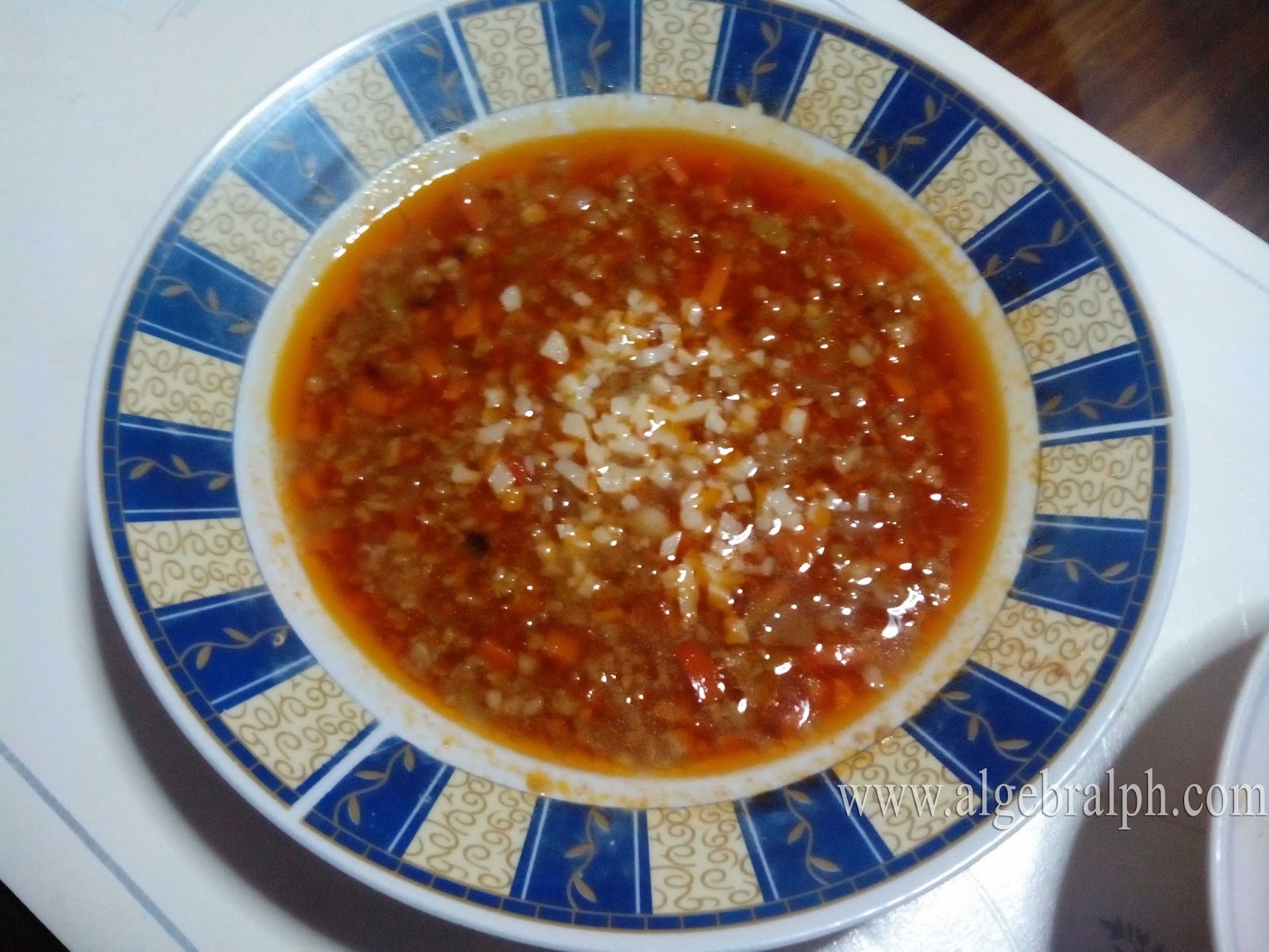 Filipino Style Chili Con Carne Algebralph