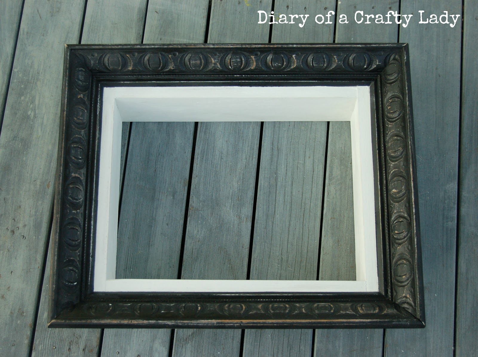 Diary of a Crafty Lady Picture Frame Book Shelf