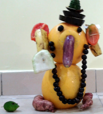 Eco Friendly Ganesha made from Vegetables