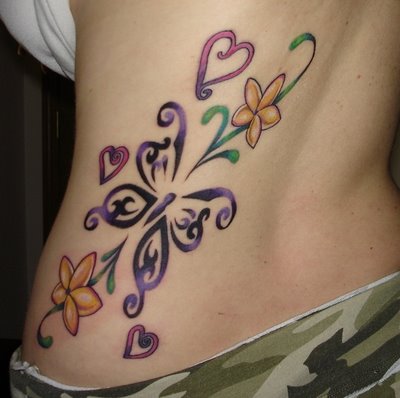 Girl Tattoo Designs on Tattoo Designs For Women   Butterflies Tattoos   Leaftattoo Com