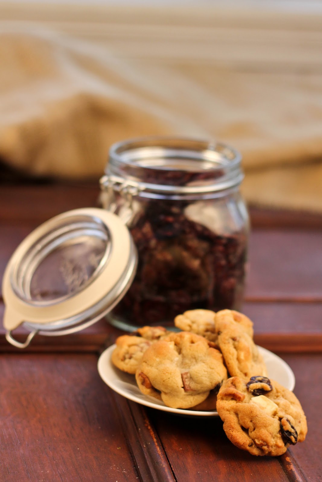 Cherry Chocolate Chunk Cookies That Skinny Chick Can Bake