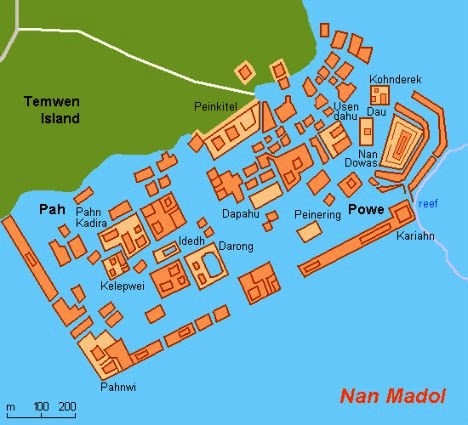 Nan Madol, Kota Kuno Unik Dibangun di Atas Karang