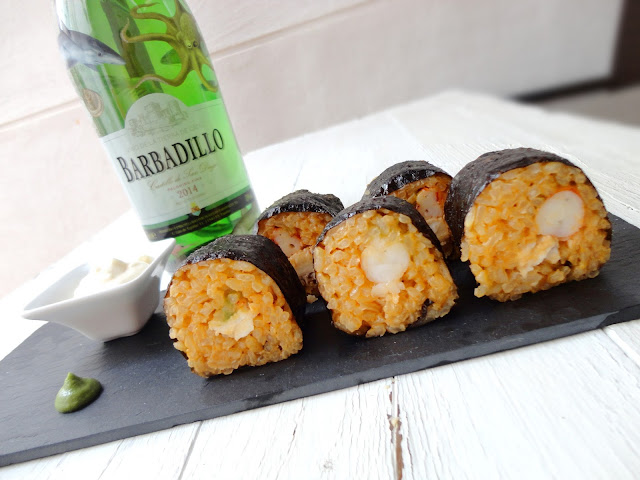 Maki De Arroz "caldero" Con Dorada Y Gambas
