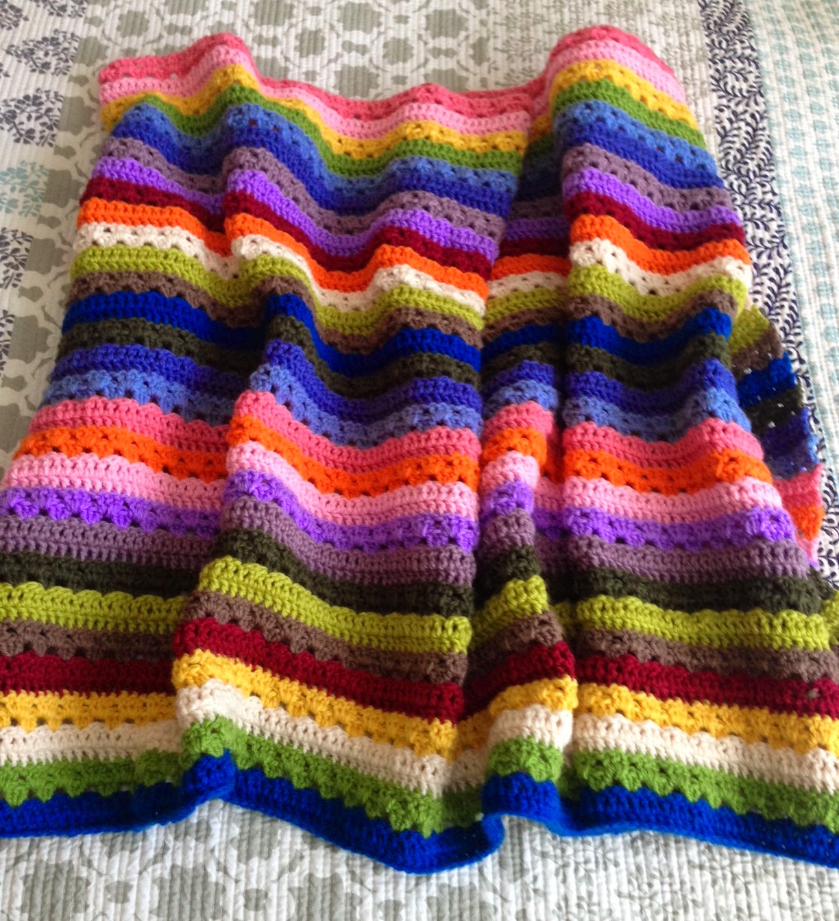 Cosy CAL Blanket Update Threadbare Creations