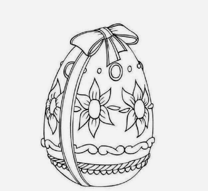 Easter Egg Gift For Kid Coloring Page Free wallpaper