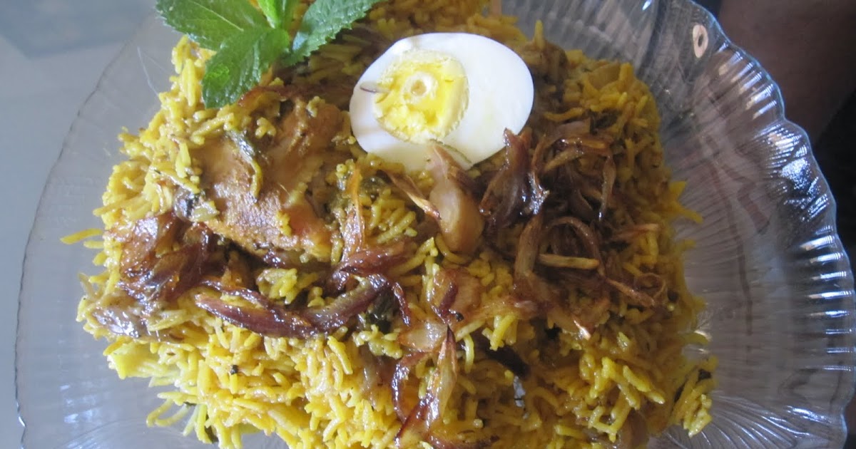 Chicken Biryani in Rice cooker