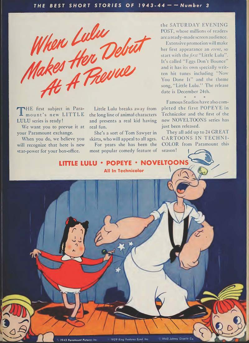 STANLEY STORIES: Famous Studio's Little Lulu cartoons--a ...