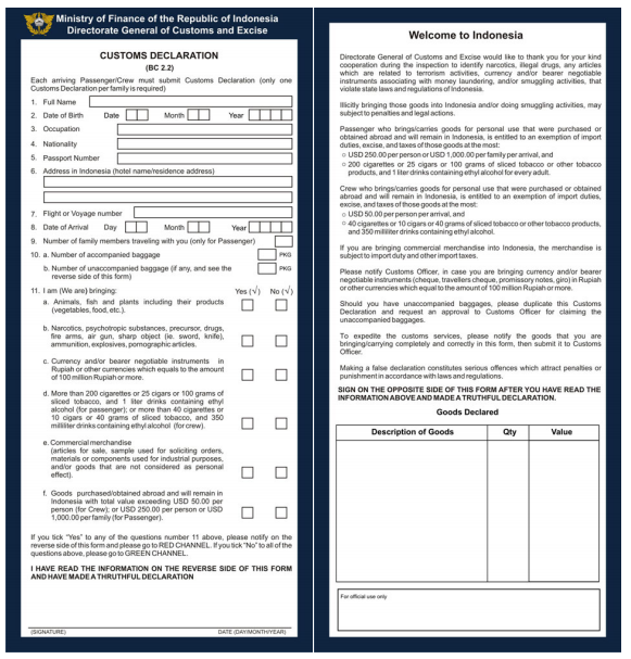 d hexyradex however a customs export declaration used as an form 2976 a