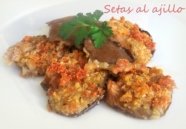 Setas Al Ajillo Crujientes Con Jamón Serrano
