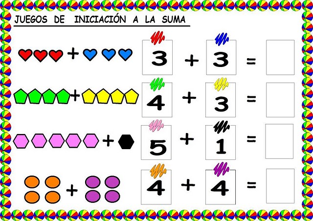 Sumas Para Ninos De Kinder Sumas Para Ninos De Kinder