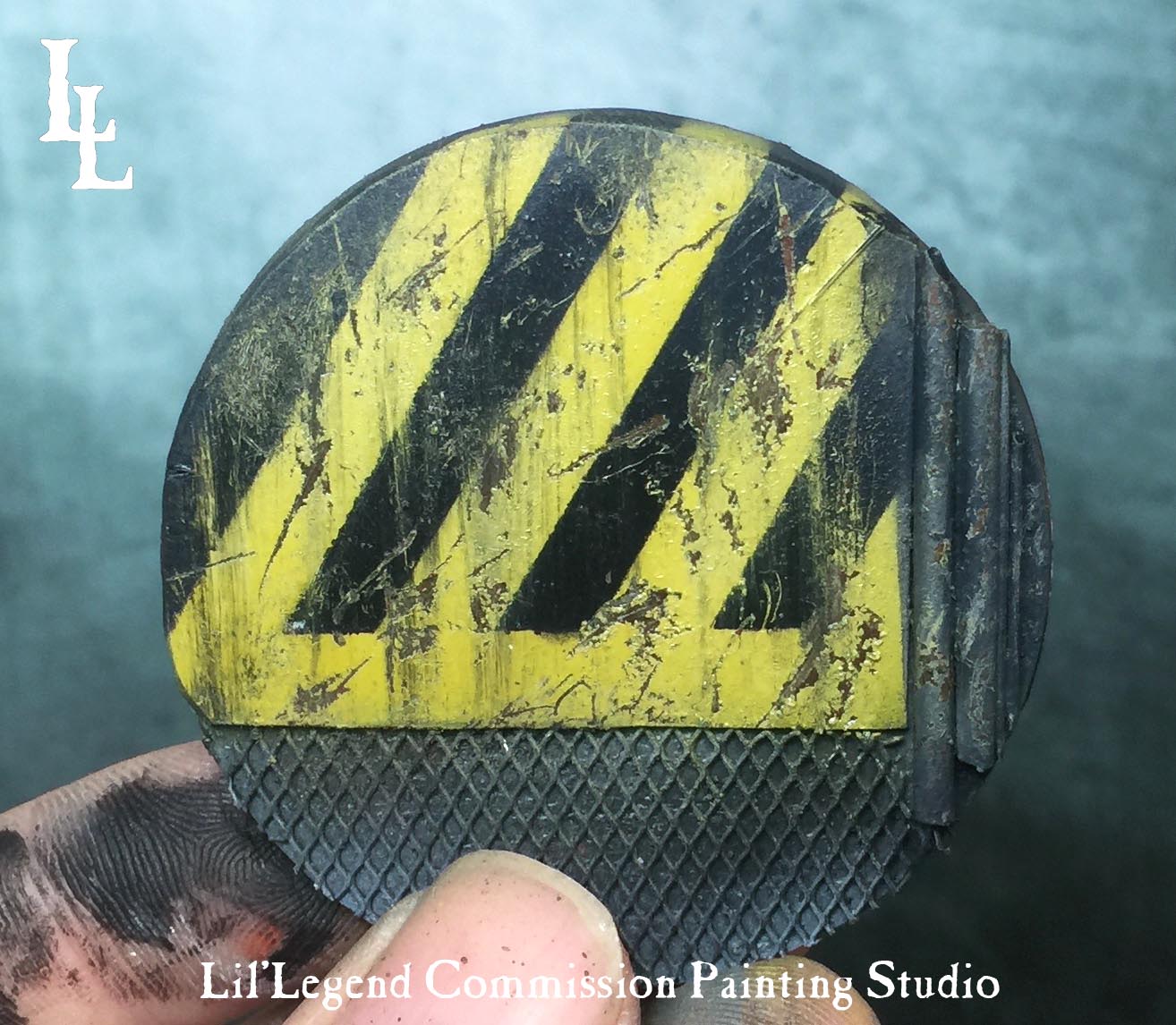 LilLegend Commission Painting Studio Tutorial Intermediate Paint Chipping