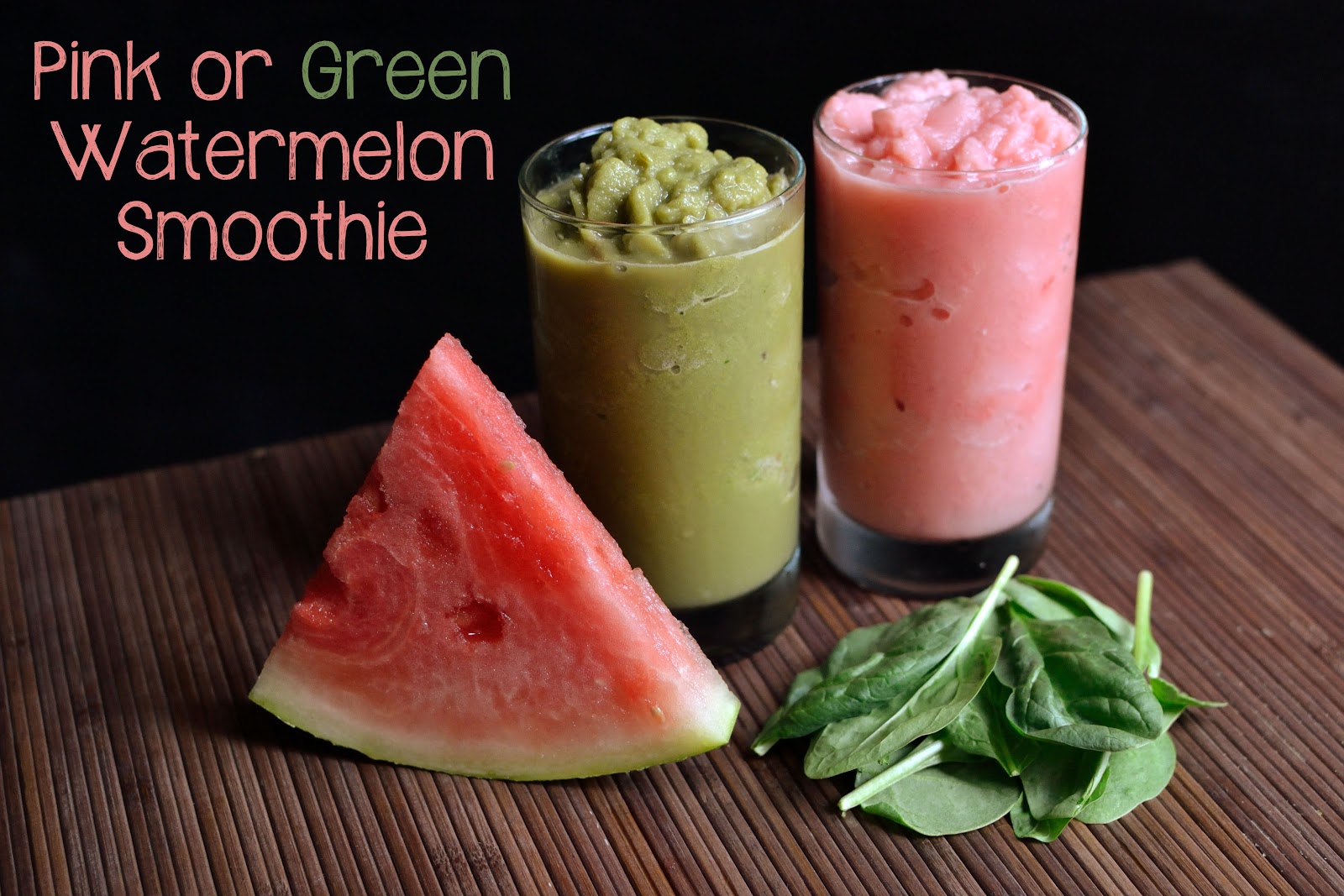 Ashley's Green Life Pink or Green Watermelon Smoothie