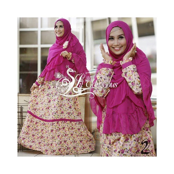 gamis cantik pusat gamis muslim flower by lil gamis cantik pusat gamis muslim flower by lil