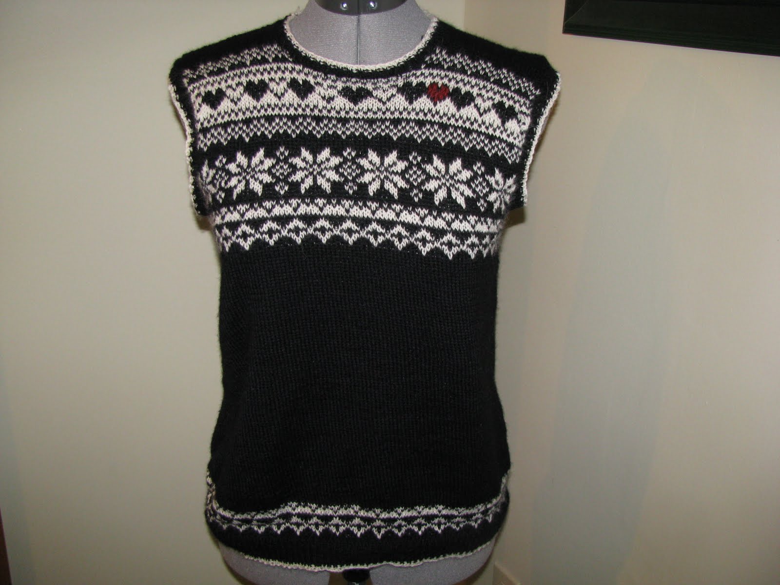 Chris Knits in Niagara Socks and Debbie Bliss Vest