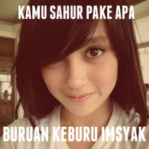 Gambar DP BBM Bergerak Sahur Nabilah JKT48 Gambar DP BBM Bergerak Sahur Nabilah JKT48