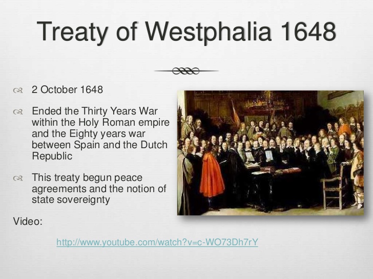 Lo Que Pasó en la Historia October 24 The Peace of Westphalia ending