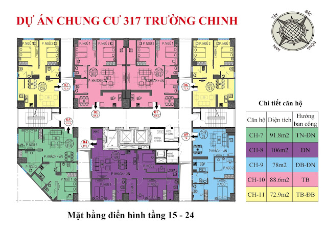 Mở bán tầng 15 chung cư 317 Trường Chinh, Ngã Tư Sở. giá gốc 29, 5tr/ m2
