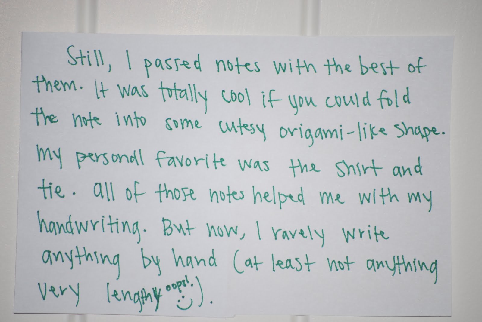 ~The Saga of Seven Sisters~: Can You Read My Handwriting???