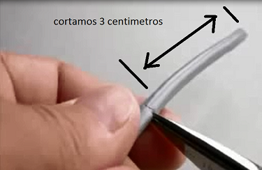 corte cable cruzado corte cable cruzado