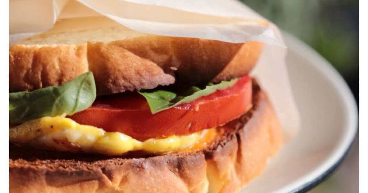 Edie's Everyday Fresh Basil, Egg and Tomato Sandwich