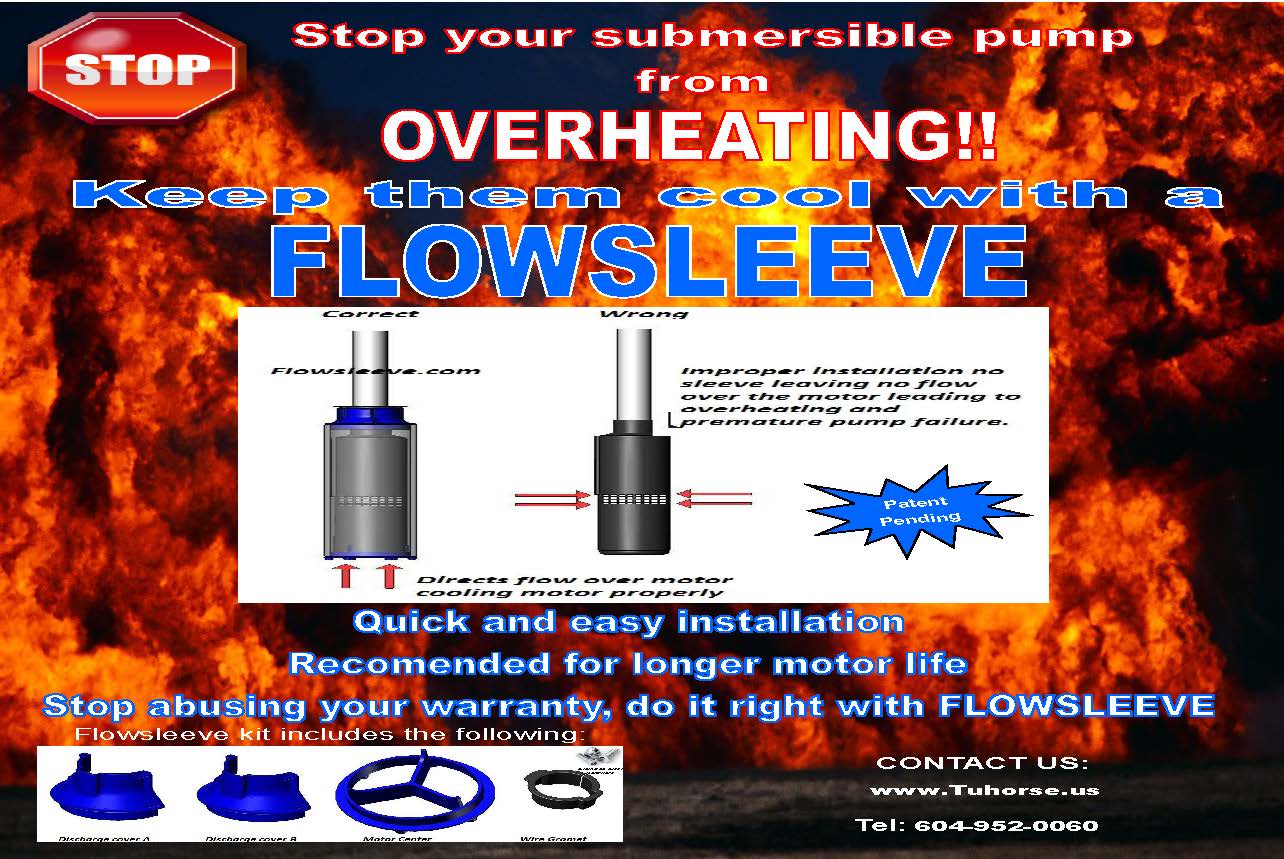 Tuhorse Pumps Pump Sleeve / Flow Inducer Sleeve / Pump Shroud