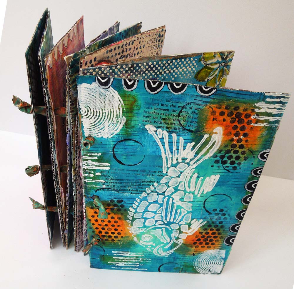 Inky Dinky Doodle Cardboard Journal