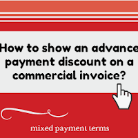 proforma invoice for advance payment sample