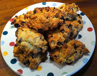 Rock cakes on Emma Bridgwater plate Rock cakes on Emma Bridgwater plate