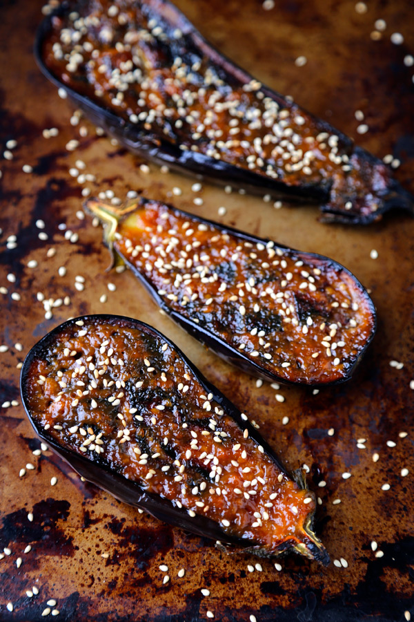 [Japanese Recipes] Nasu Dengaku - Miso Glazed Eggplant - All Asian ...