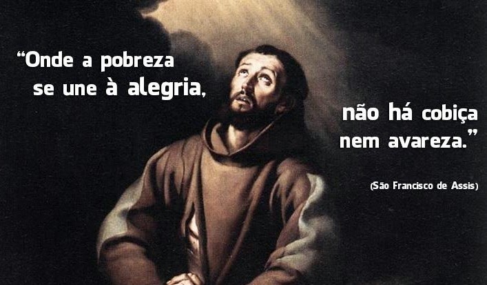 frase de São Francisco de Assis