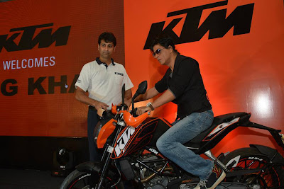 Shahrukh Khan Unveil the New Bike KTM 