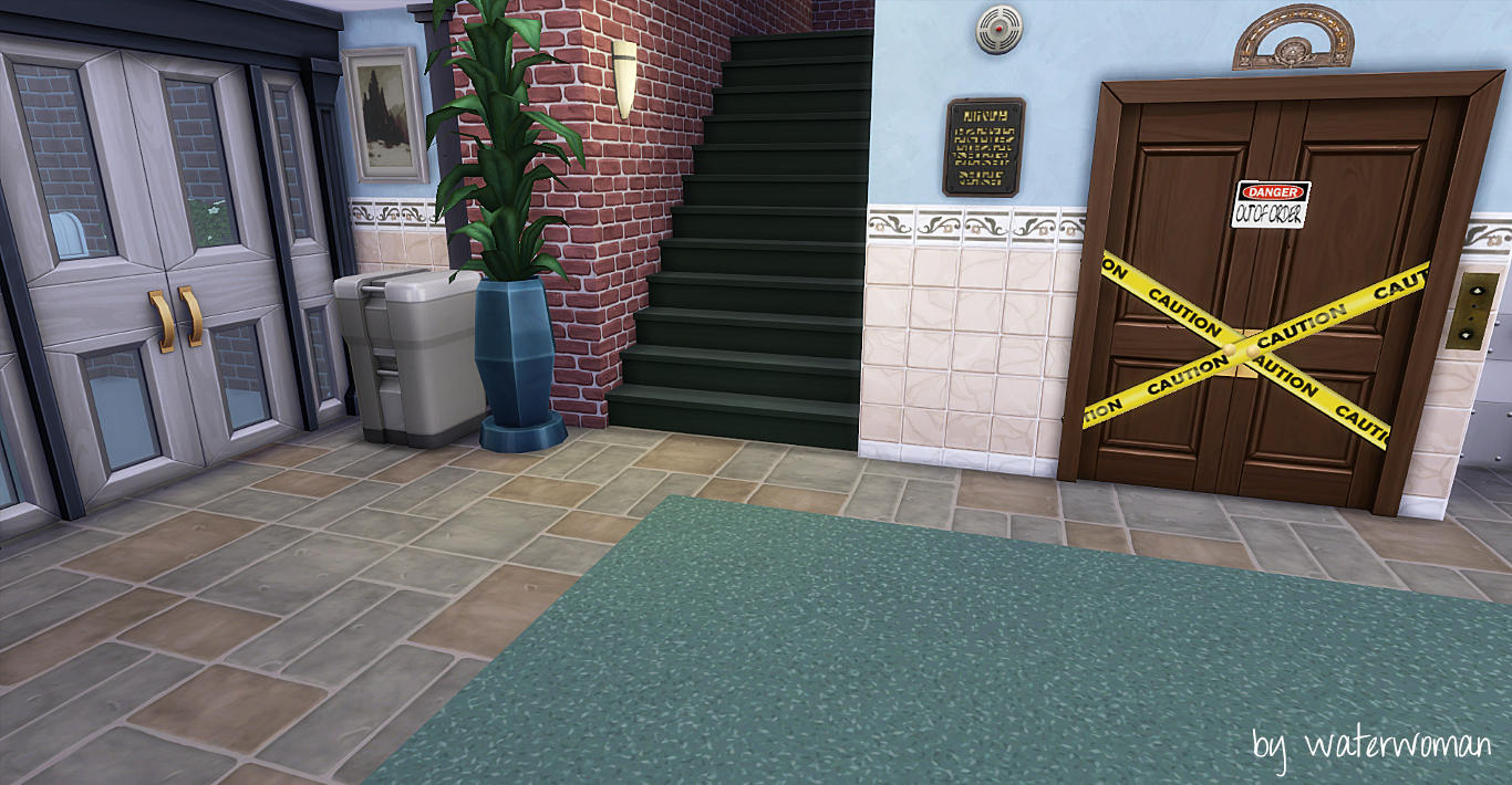 My Sims 4 Blog: The Big Bang Theory Apartments by WaterWoman