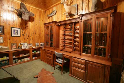 Amish handcrafted gun cabinets