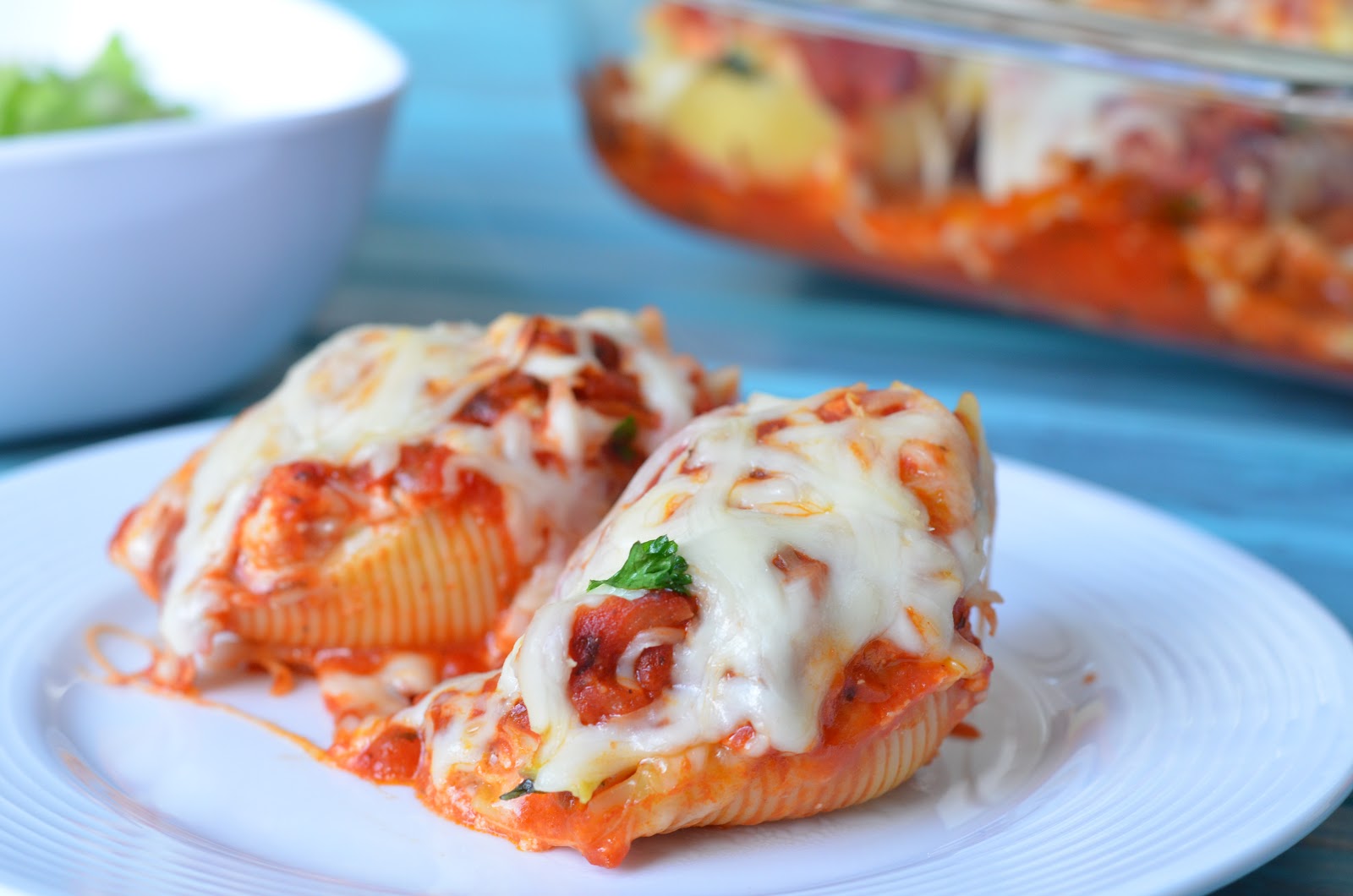 The Savvy Kitchen Turkey and Artichoke Stuffed Shells with Arrabbiata