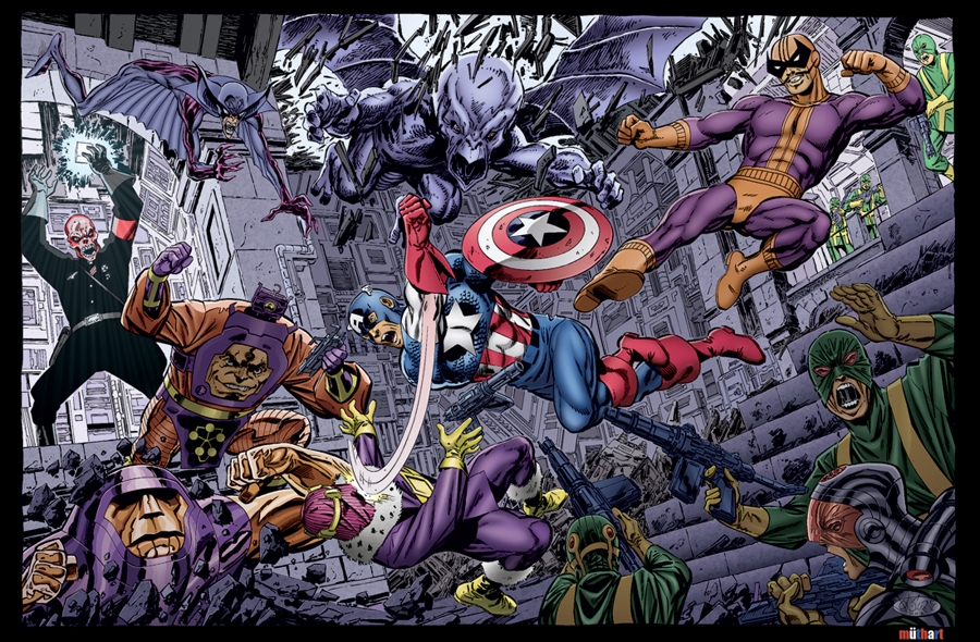 Marvel Comics of the 1980s: More coloured John Byrne commissions